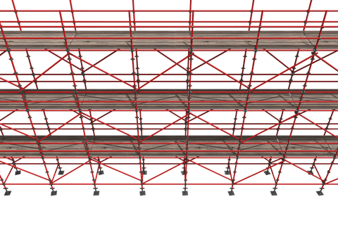 transparent 3d construction scaffolding render on white background - Download Free Stock Videos Pikwizard.com