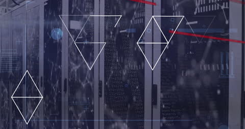 Data Flow Visualization in Modern Server Room