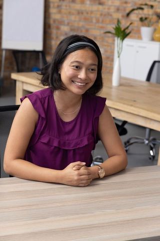 Professional Woman Meeting in Modern Conference Room