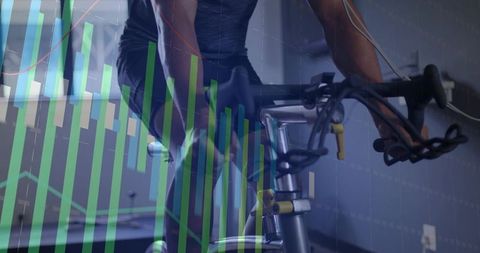 Enhanced fitness tracking cycling in modern lab setting