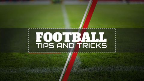 Football Field with Bold Tips and Tricks Banner - Download Free Stock Templates Pikwizard.com