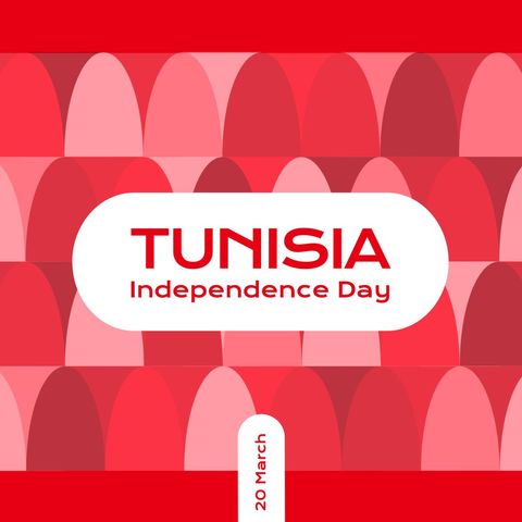 tunisia independence day celebration banner design - Download Free Stock Templates Pikwizard.com