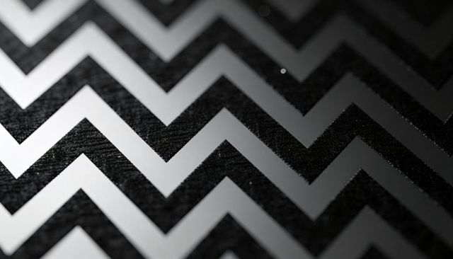 High-contrast black and white chevron texture close-up zigzag pattern for modern design