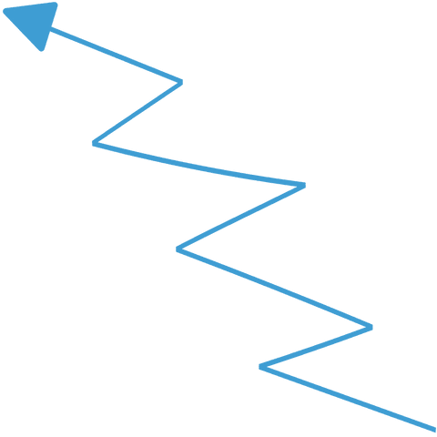 Zig Zag Left Arrow Icon on Transparent Background - Download Free Stock Videos Pikwizard.com