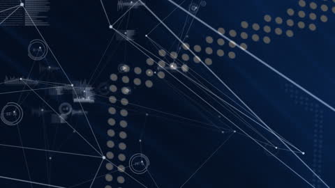 Digital Network Animation with Data Processing