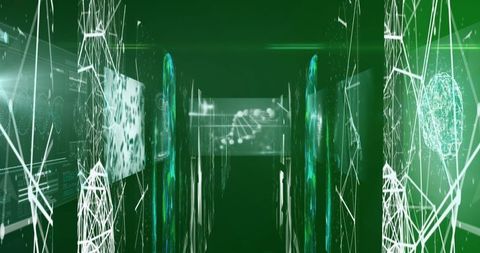 Digital Network Connectivity and Data Processing Background - Download Free Stock Images Pikwizard.com