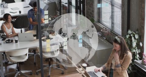 Global business data processing with modern technology