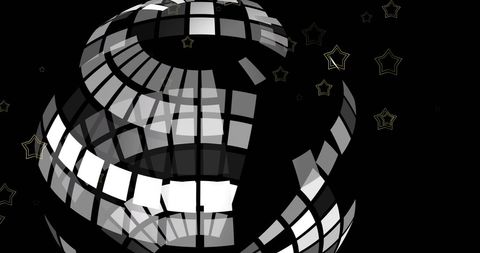Digital Abstract Global Sphere with Twinkling Stars - Download Free Stock Images Pikwizard.com