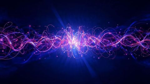 Neon energy waves and particles in limitless cosmic space