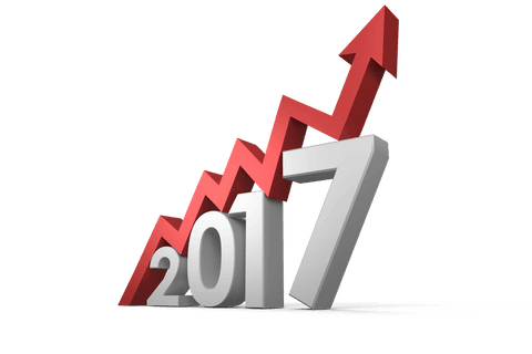 rising 2017 trend with arrow on transparent background - Download Free Stock Videos Pikwizard.com