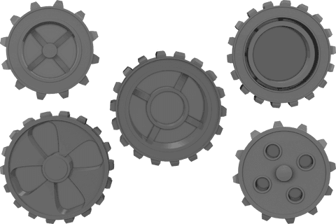Transparent Vector Illustration of Grey Gear Patterns - Download Free Stock Videos Pikwizard.com