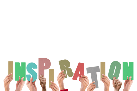 Hands Holding Inspiration Text on Transparent Background - Download Free Stock Videos Pikwizard.com