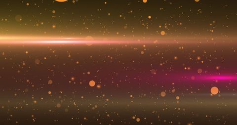 Festive golden light rays on warm brown background