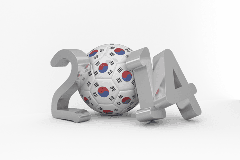 transparent 2014 text with south korean flag soccer ball - Download Free Stock Videos Pikwizard.com