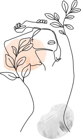 Transparent Abstract Botanical Line Art with Organic Shapes - Download Free Stock Videos Pikwizard.com
