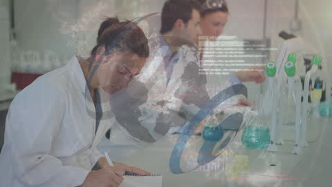 Diverse Scientists Collaborating in Cutting-Edge Laboratory