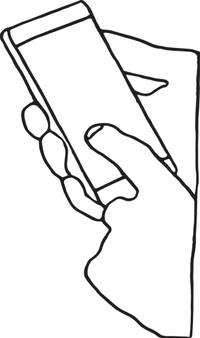 Illustration of Hand Holding Smartphone on Transparent Background - Download Free Stock Videos Pikwizard.com