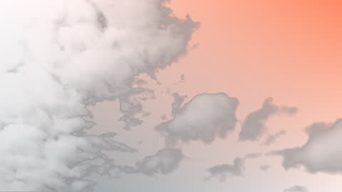 Tranquil Sky with Soft Moving Clouds and Gradient Background