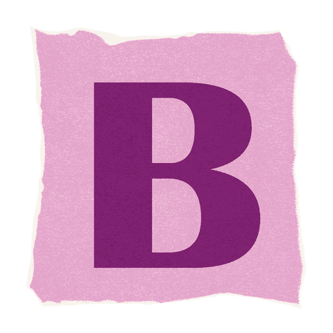 bold letter b on torn pink paper with transparency - Download Free Stock Videos Pikwizard.com