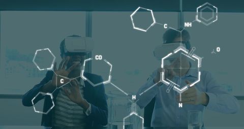 Diverse Professionals Engaging with Virtual Reality for Scientific Exploration