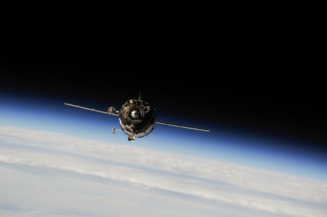 Soyuz TMA-10M spacecraft approach to ISS - Download Free Stock Photos Pikwizard.com