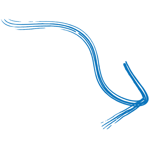 blue hand-drawn arrow on transparent background for design projects - Download Free Stock Videos Pikwizard.com