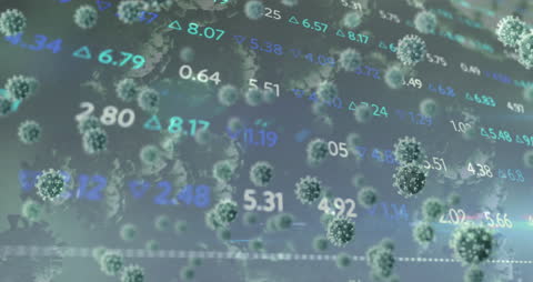 Digital Data Analysis Amidst Global Pandemic Concept