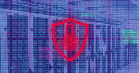 digital security concept with data encryption in server room - Download Free Stock Images Pikwizard.com