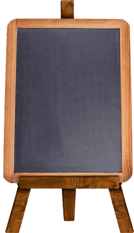 transparent blank chalkboard on wooden easel for education projects - Download Free Stock Videos Pikwizard.com
