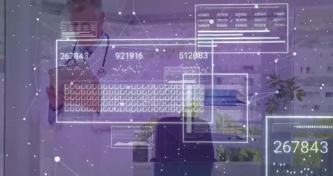 Doctor Utilizing Advanced Digital Medical Interface