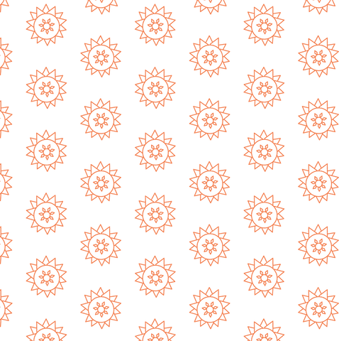 Orange Floral Pattern on Transparent Background for Decoration - Download Free Stock Videos Pikwizard.com