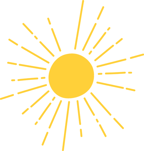 yellow sun with radiating rays symbol on transparent background - Download Free Stock Videos Pikwizard.com