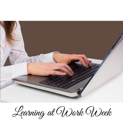 businesswoman typing on laptop for learning at work week - Download Free Stock Templates Pikwizard.com