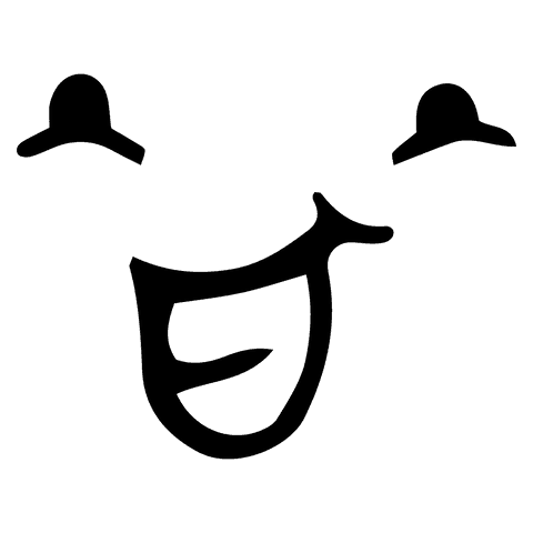black smiling face icon on transparent background vector illustration - Download Free Stock Videos Pikwizard.com