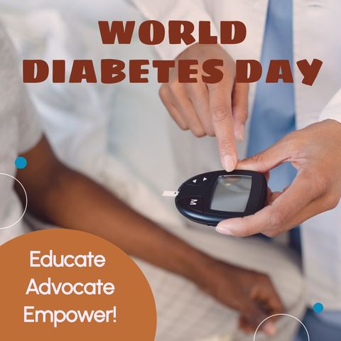 World Diabetes Day Health Awareness Campaign Poster - Download Free Stock Templates Pikwizard.com