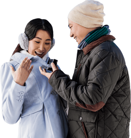 transparent engagement proposal during winter outdoors - Download Free Stock Videos Pikwizard.com