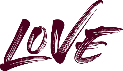 stylized maroon love text with transparent background - Download Free Stock Videos Pikwizard.com