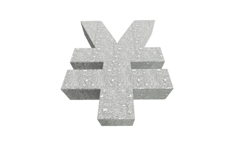 transparent stone textured yen currency symbol 3d rendering - Download Free Stock Videos Pikwizard.com