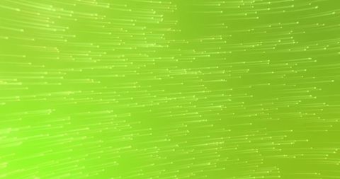 Abstract moving green light patterns in hypnotic motion