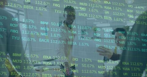 Diverse Business Team Analyzing Real-Time Financial Data - Download Free Stock Images Pikwizard.com