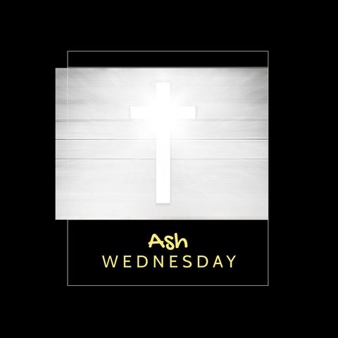 ash wednesday graphic with illuminated cross - Download Free Stock Templates Pikwizard.com