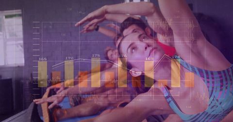 Workout Meets Data Visualization: Exploring Exercise Metrics - Download Free Stock Images Pikwizard.com