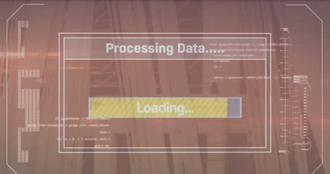Digital Data Processing Overlay Graphic