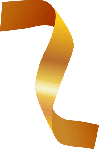 Elegant Golden Ribbon Curving on Transparent Background - Download Free Stock Videos Pikwizard.com