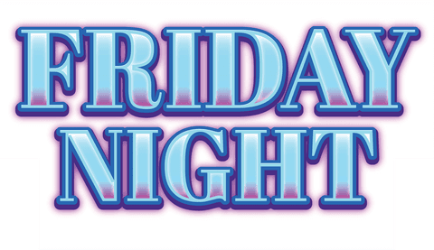 glowing friday night text on transparent background vector art - Download Free Stock Videos Pikwizard.com