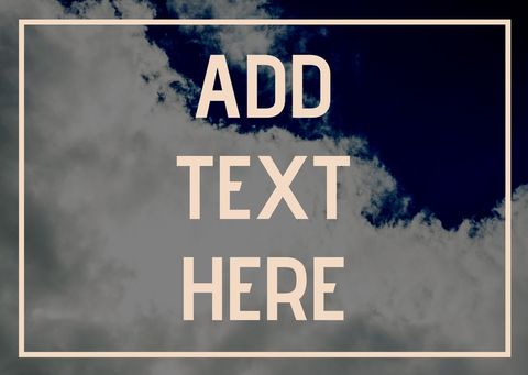 Peaceful Cloudy Sky Abstract Design with Space for Custom Text - Download Free Stock Templates Pikwizard.com