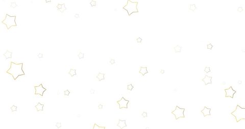 Gold Outlined Stars on White Background for Festive Designs - Download Free Stock Images Pikwizard.com