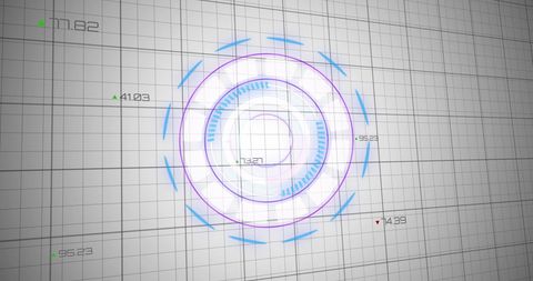 Digital Interface Background with Circular Data Processing Animation - Download Free Stock Images Pikwizard.com