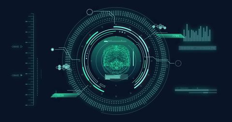 Futuristic Digital Brain with Data Visualization Elements - Download Free Stock Images Pikwizard.com