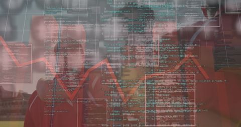Data Analytics in Rugby with Graphic Interface Overlay - Download Free Stock Images Pikwizard.com